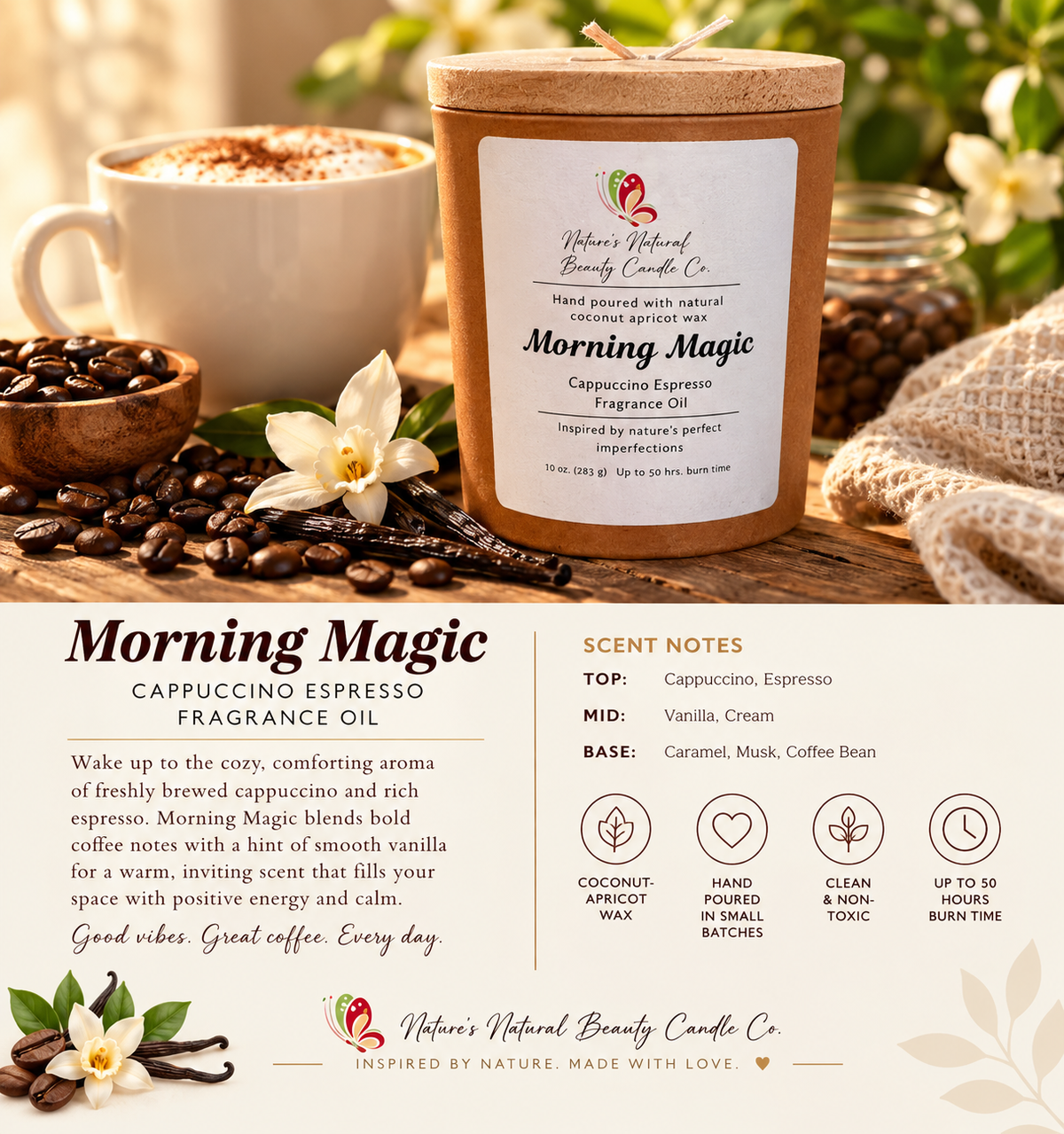 Fall Scented Candle - Morning Magic
